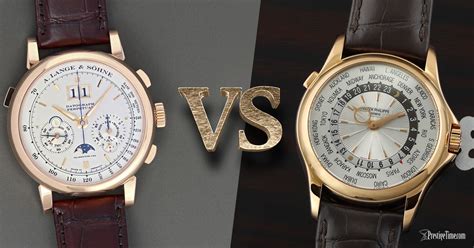 Patek Philippe vs a lange